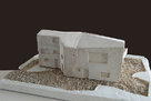 Modell aus Kalksteinbeton