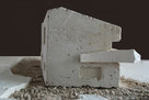 Modell aus Kalksteinbeton | Fassade Sd West